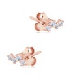 Shining Designed Silver Stud Earring STS-6276
